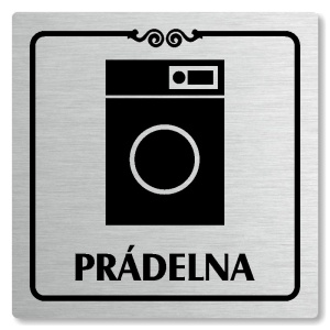 Prádelna, 100x100mm, stříbrná, Texas